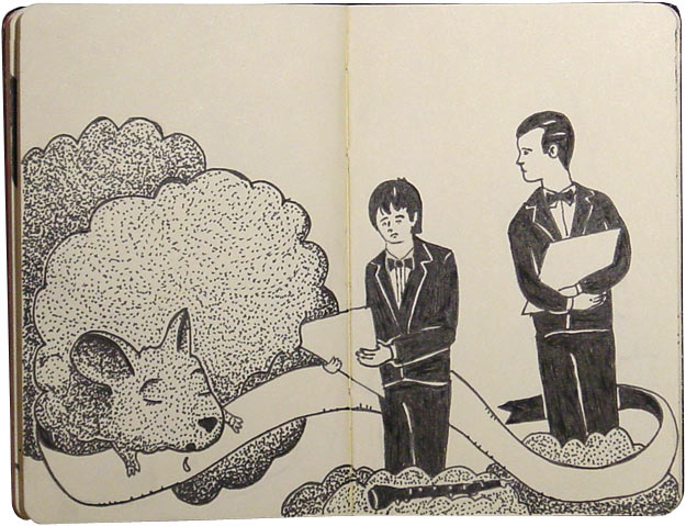 Moving Geometric Shapes Into a Cloud Shaped Like a Chinchilla